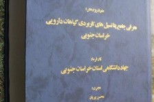 اتمام طرح پژوهشی معرفی جامع پتانسیل‌های کاربردی گیاهان دارویی خراسان‌جنوبی