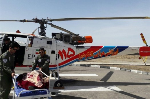 امدادرسانی به بیش از 200 نفر توسط بالگردهای اورژانس هوایی خراسان جنوبی