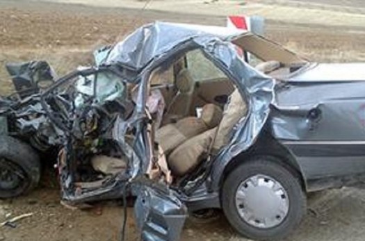 یک کشته و چهار مصدوم در سانحه واژگونی خودرو در محور طبس - یزد