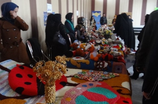 نمایشگاه دستاوردهای مهارت‌آموختگان زن در شهرستان بیرجند افتتاح شد