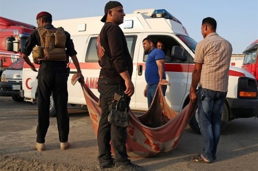 پیکر ۱۰ شهید ایرانی حادثه تروریستی ناصریه عراق تحویل گرفته شد