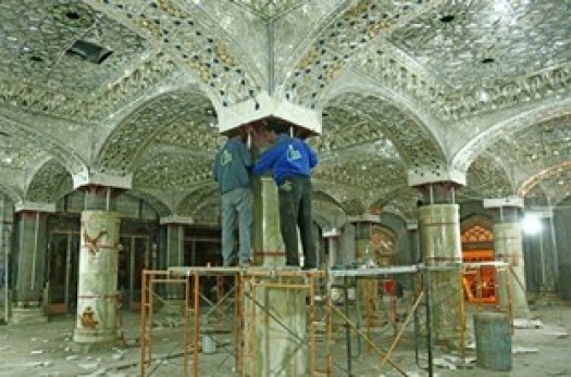 اففتاح قسمتی از صحن حضرت زهرا(س) در نجف تا پایان سال