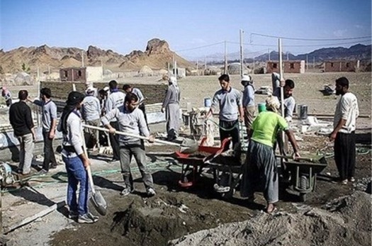 روحیه کار و تلاش در روستاهای خوسف با حضور جهادگران تقویت می‎شود