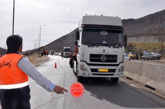تردد کامیون در برخی از جاده های خراسان جنوبی ممنوع شد