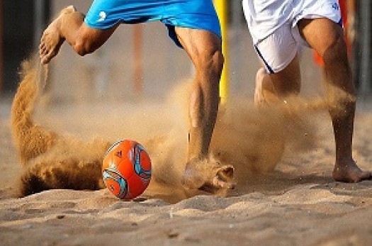 قضاوت داور خراسان جنوبی در رقابت های لیگ کشوری فوتبال ساحلی