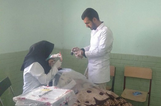 اعزام گروه جهادی دانشجویان علوم پزشکی بیرجند به روستاهای خوسف