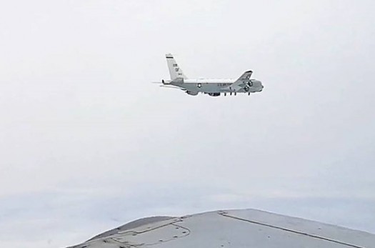 تقابل جنگنده‌های روسیه با هواپیمای جاسوسی آمریکا بر فراز «دریای ژاپن»