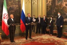 ظریف در نشست خبری با لاوروف: مواضع روسیه و چین را در جهت حفظ برجام و ثبات و امنیت می‌دانیم