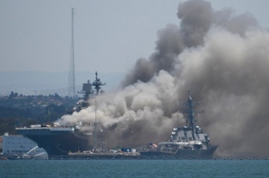 نگرانی نیروی دریایی آمریکا از تکرار آتش‌سوزی‌ در ناوها و وقوع تراژدی بعدی